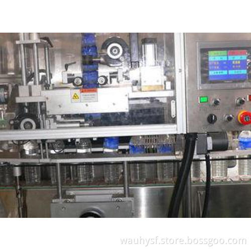 Electric 6kw Sticker Labeling Machine , Linear Hot Melt Opp
